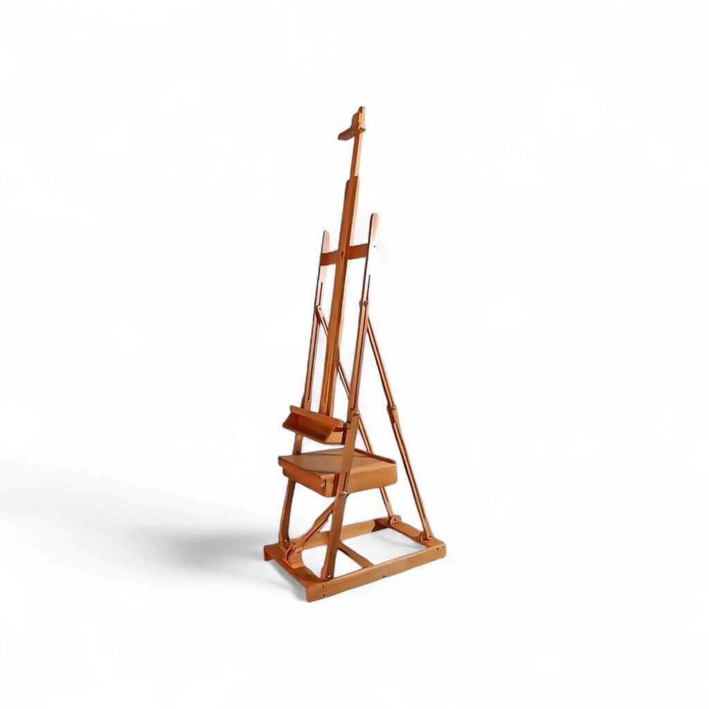 stand lukis kayu variasi box lipat kuat dan stabil