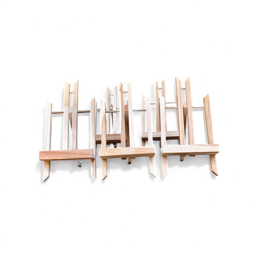 easel stand lukis foto minimalis dekorasi atas meja