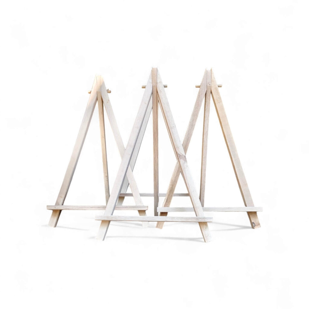stand mini kayu untuk display foto dan lukisan kecil