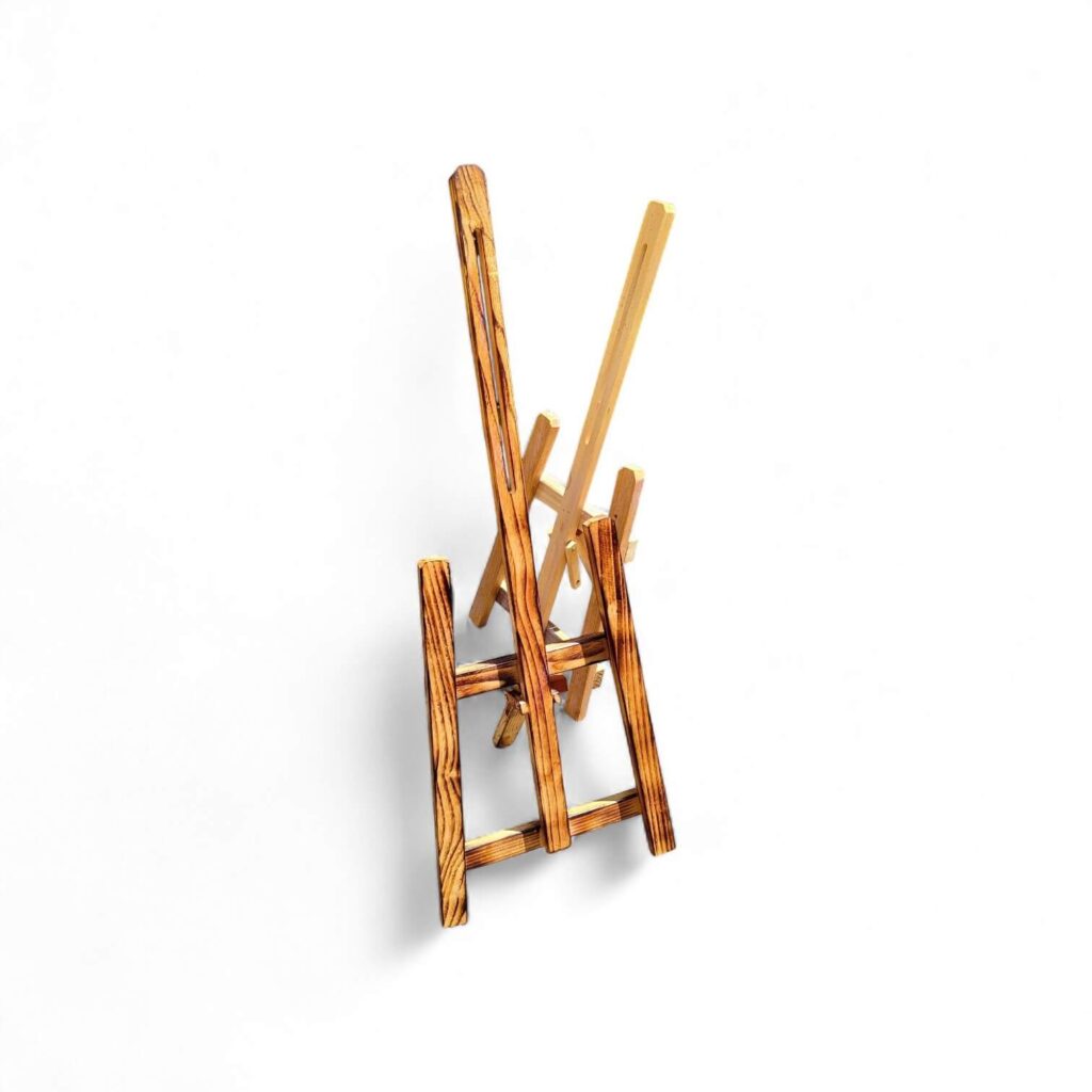 easel kanvas lipat minimalis natural